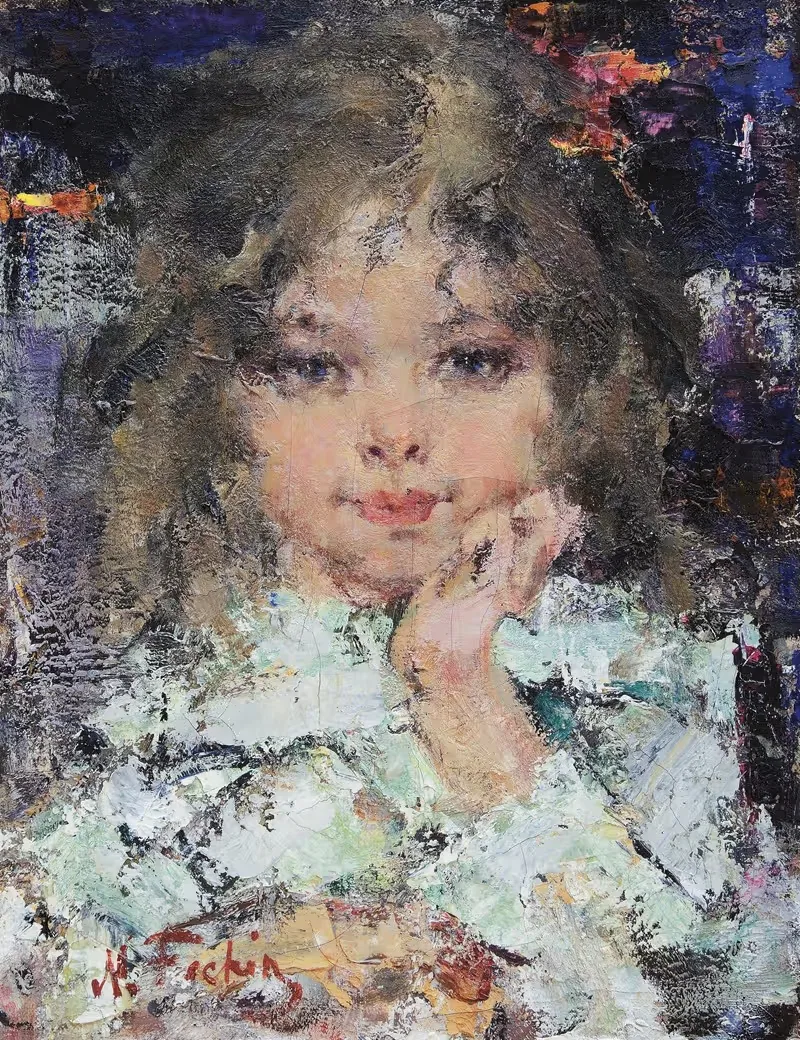 Молодая девушка by Николай Фёхин, 1930 — digital art print download