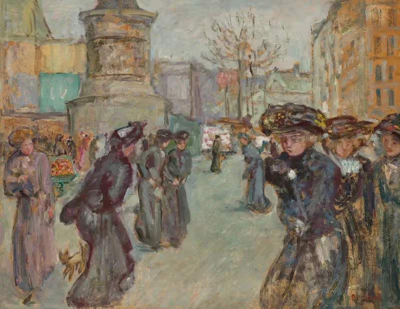 La Place Clichy by Pierre Bonnard, 1900 — digital art print download