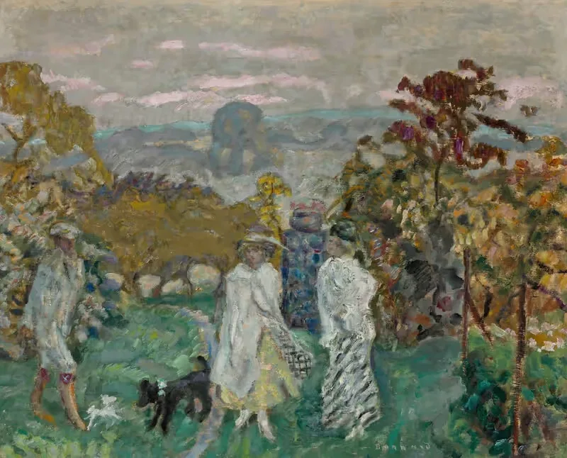 Осенний выход или Элегантные дамы by Пьер Боннар, 1908 — digital art print download
