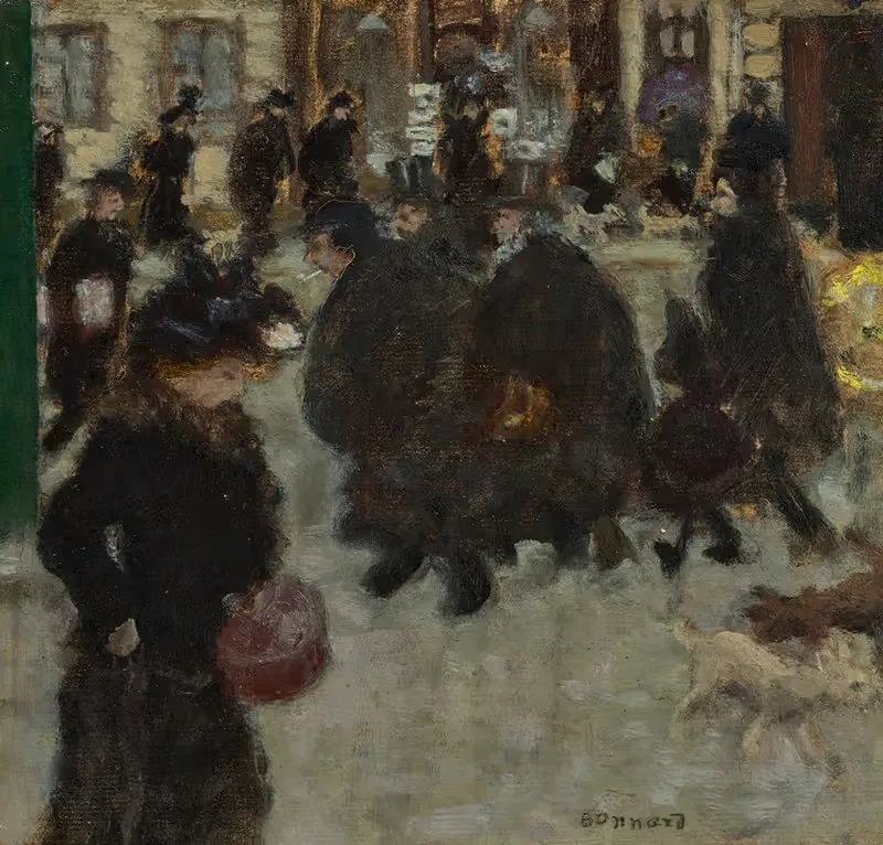 Персонажи на улице — Пьер Боннар