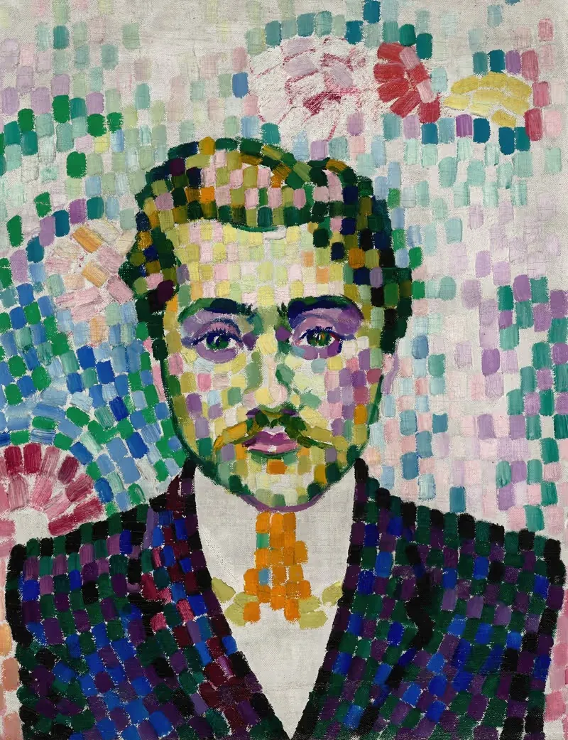 Портрет Жана Мецигера by Робер Делоне, 1906 — digital art print download
