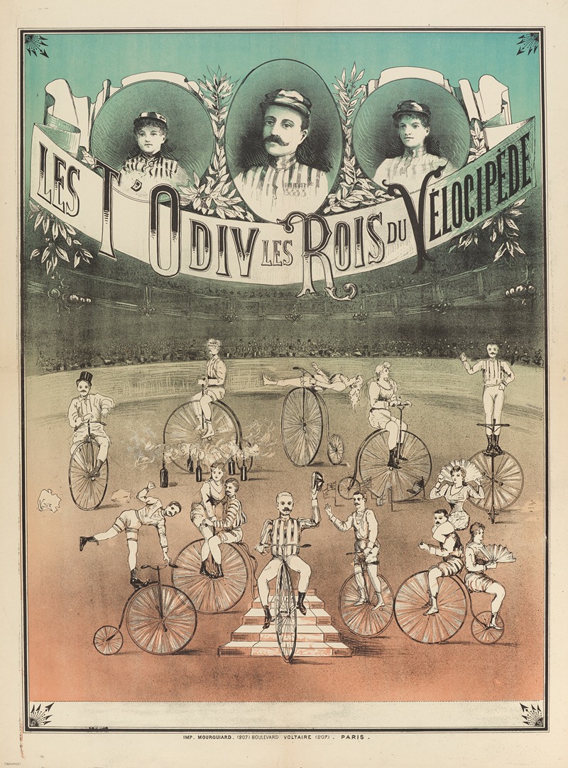 Les T'odiv Les Rois Du Velocipede — Imp. Mourguiard