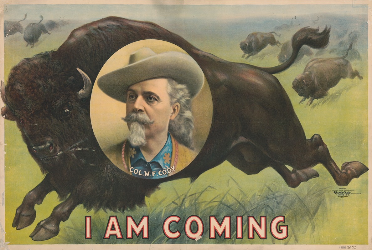 I am coming – Col. W.F. Cody — Courier Litho. Co.