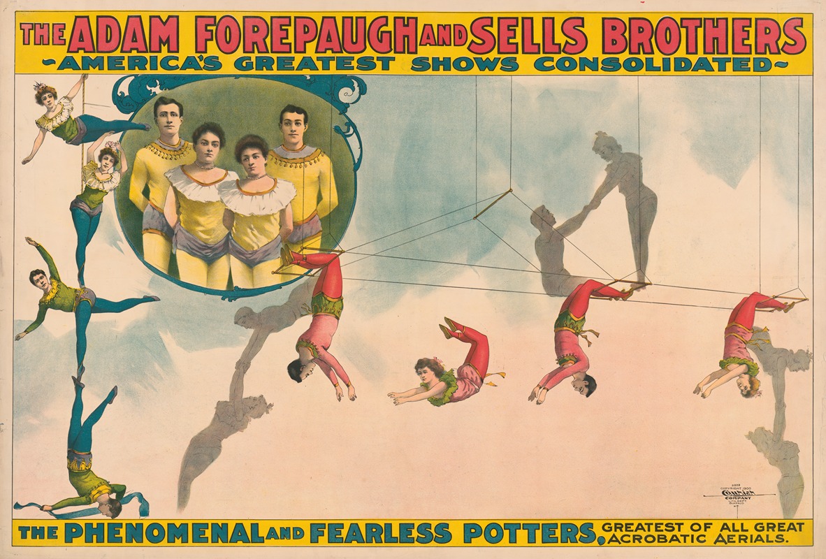 The phenomenal and fearless Potters — Courier Litho. Co.