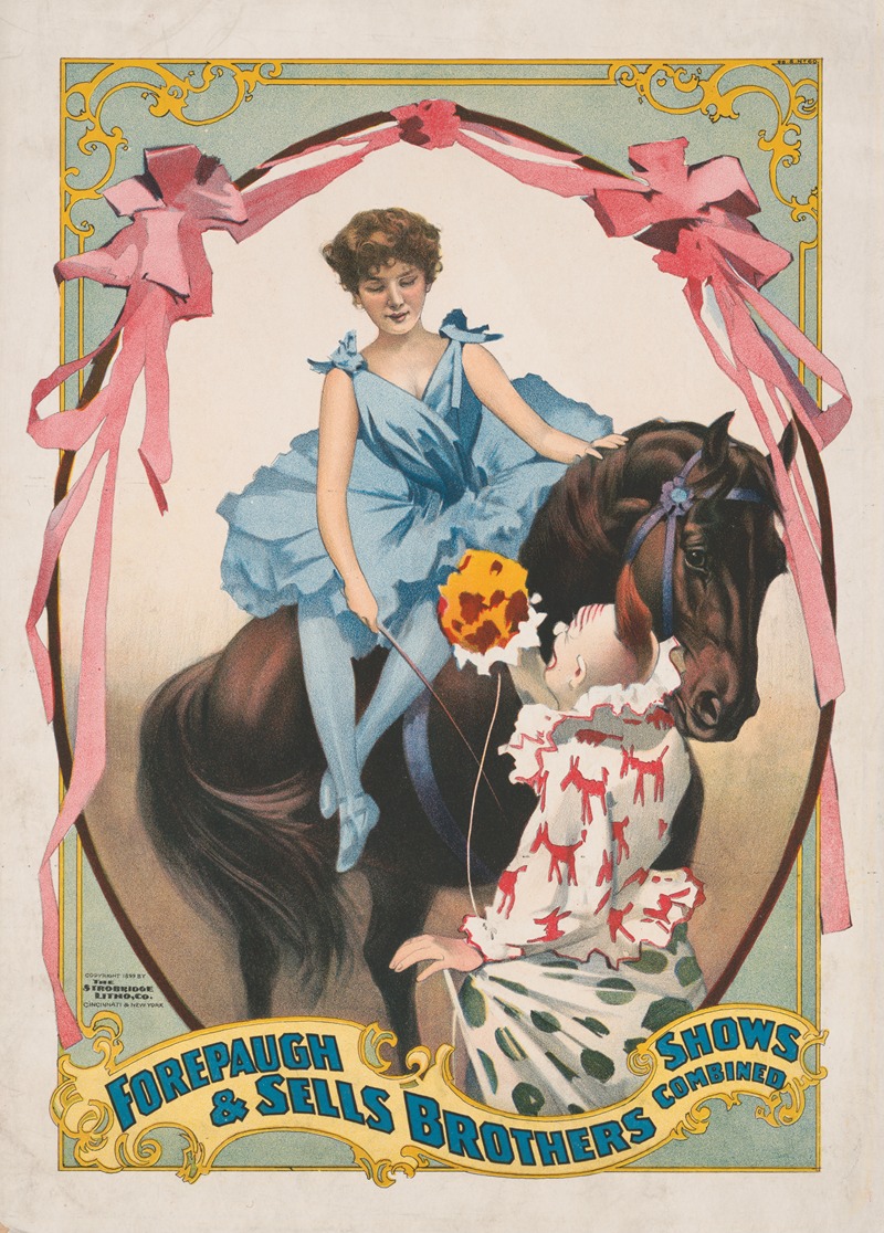 Forepaugh & Sells Brothers shows combined… — Стробридж и Ко. Лит.
