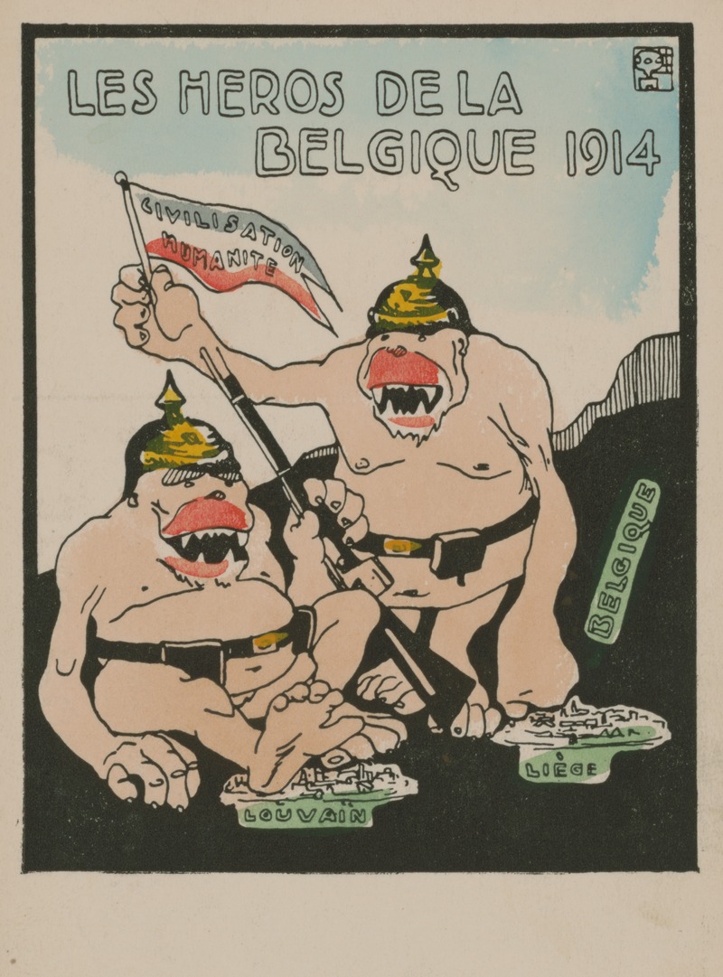 Les heros de la Belgique 1914 — Anonymous