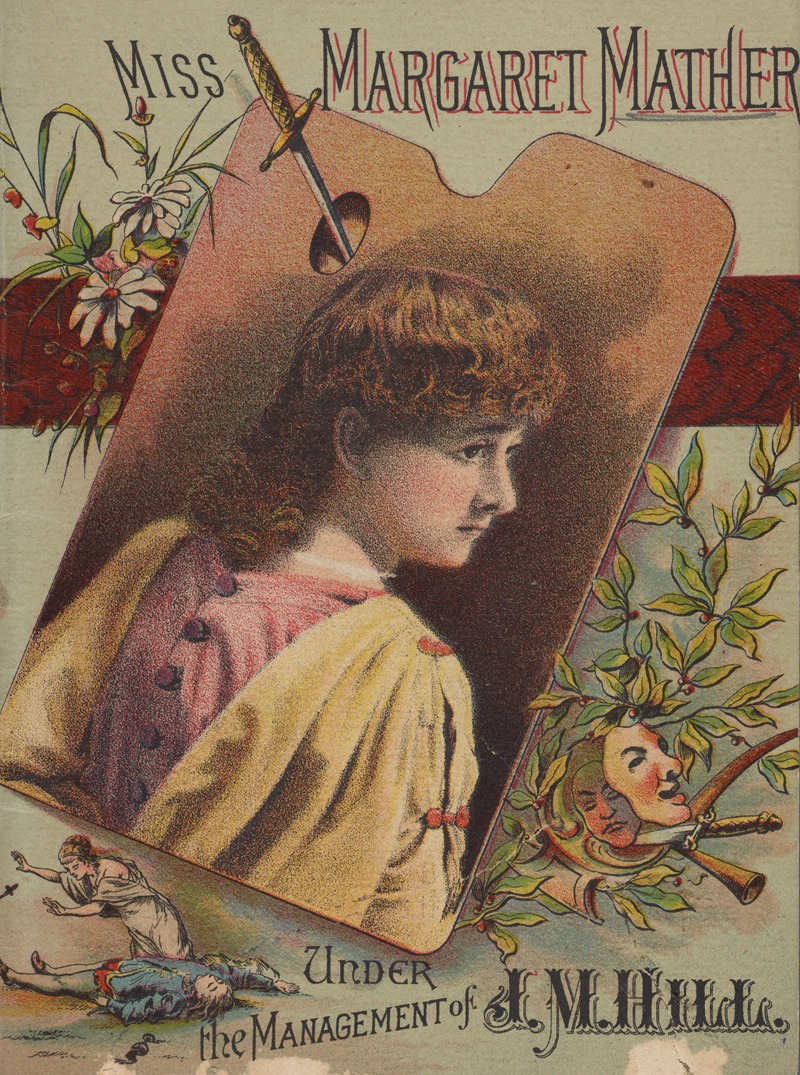 Miss Margaret Mather by Курьер Лито. Ко., 1882-1883 — digital art print download