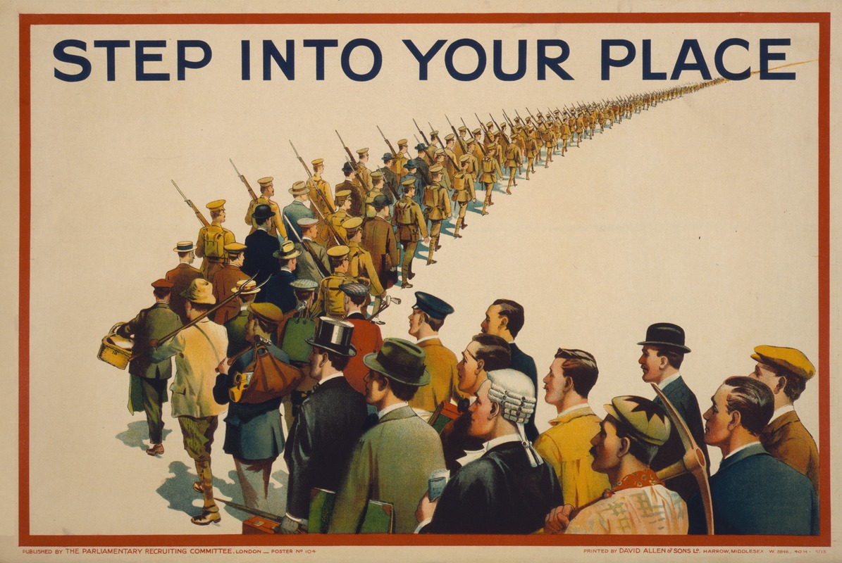 Step into your place by David Allen & Sons, 1915 — digital art print download