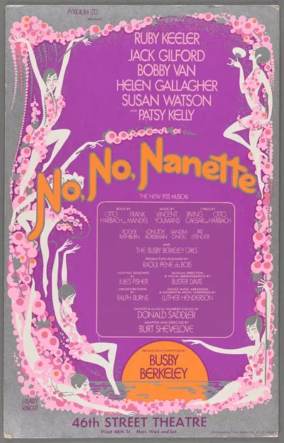No, No, Nanette by Hilary Knight, 1971 — digital art print download