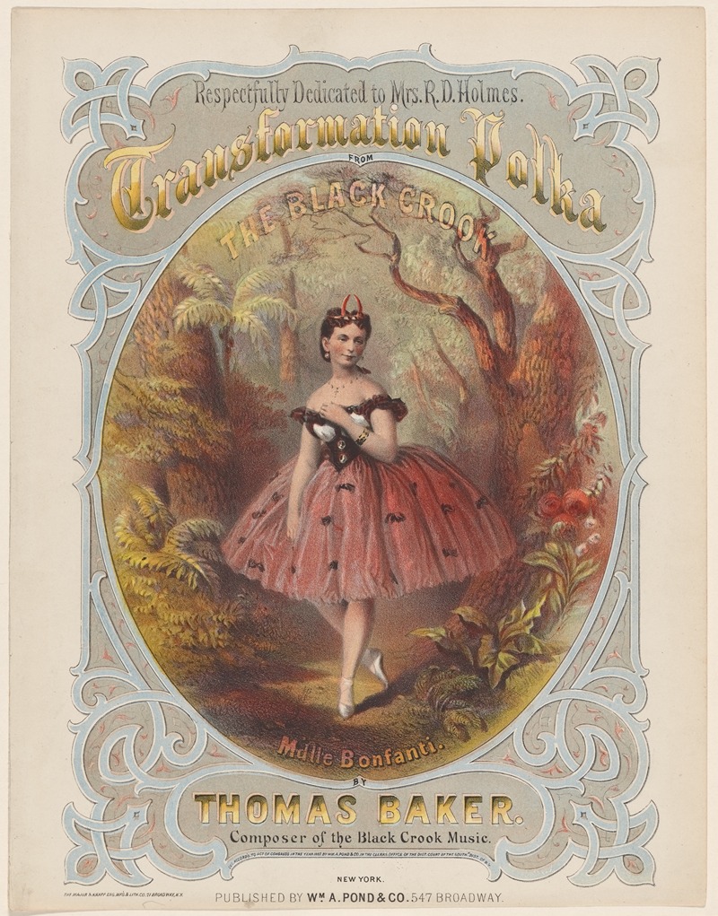 Transformation polka from The black crook — Wm. A. Pond & Co.