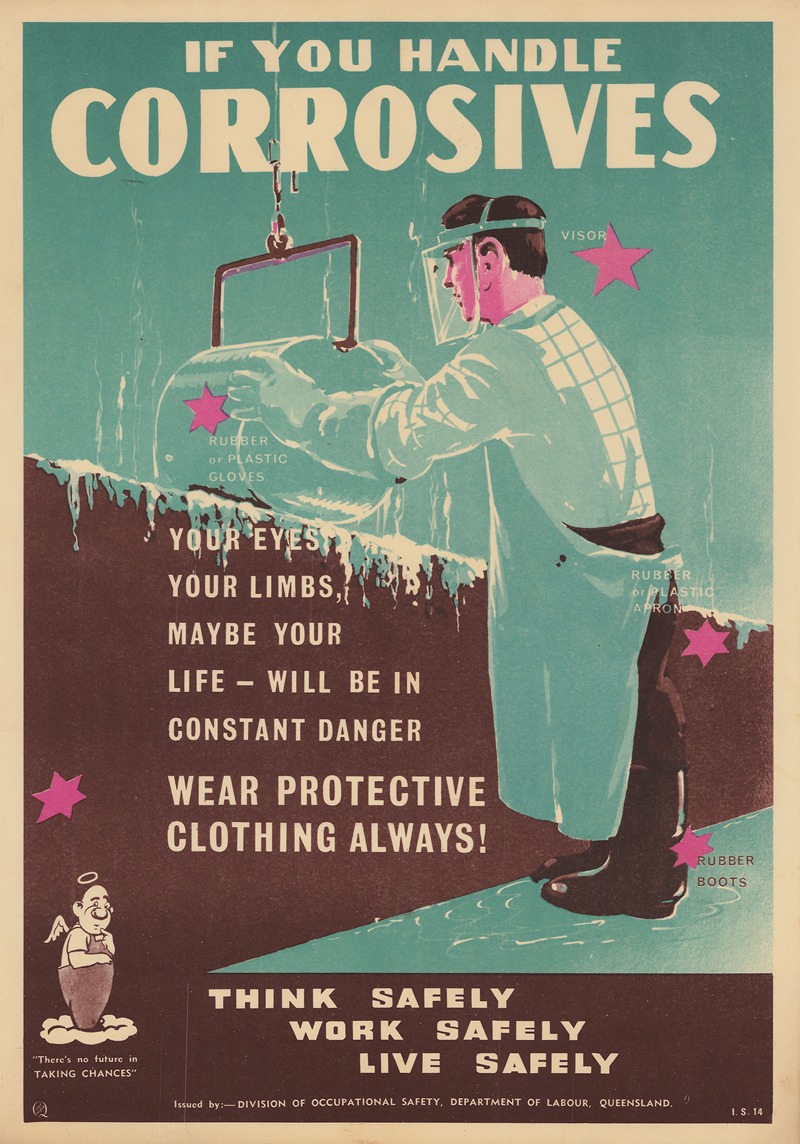 If You Handle Corrosives by Аноним — digital art print download