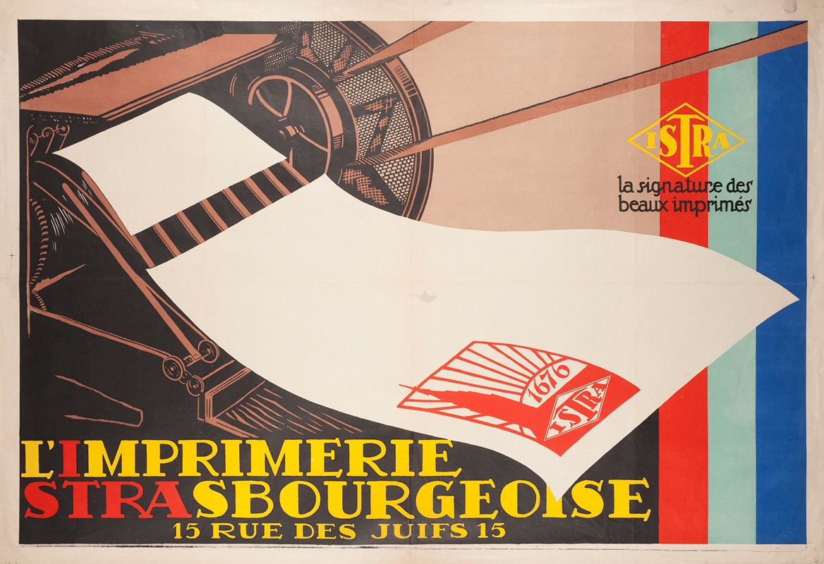 Istra, l'Imprimerie strasbourgeoise by Аноним — digital art print download