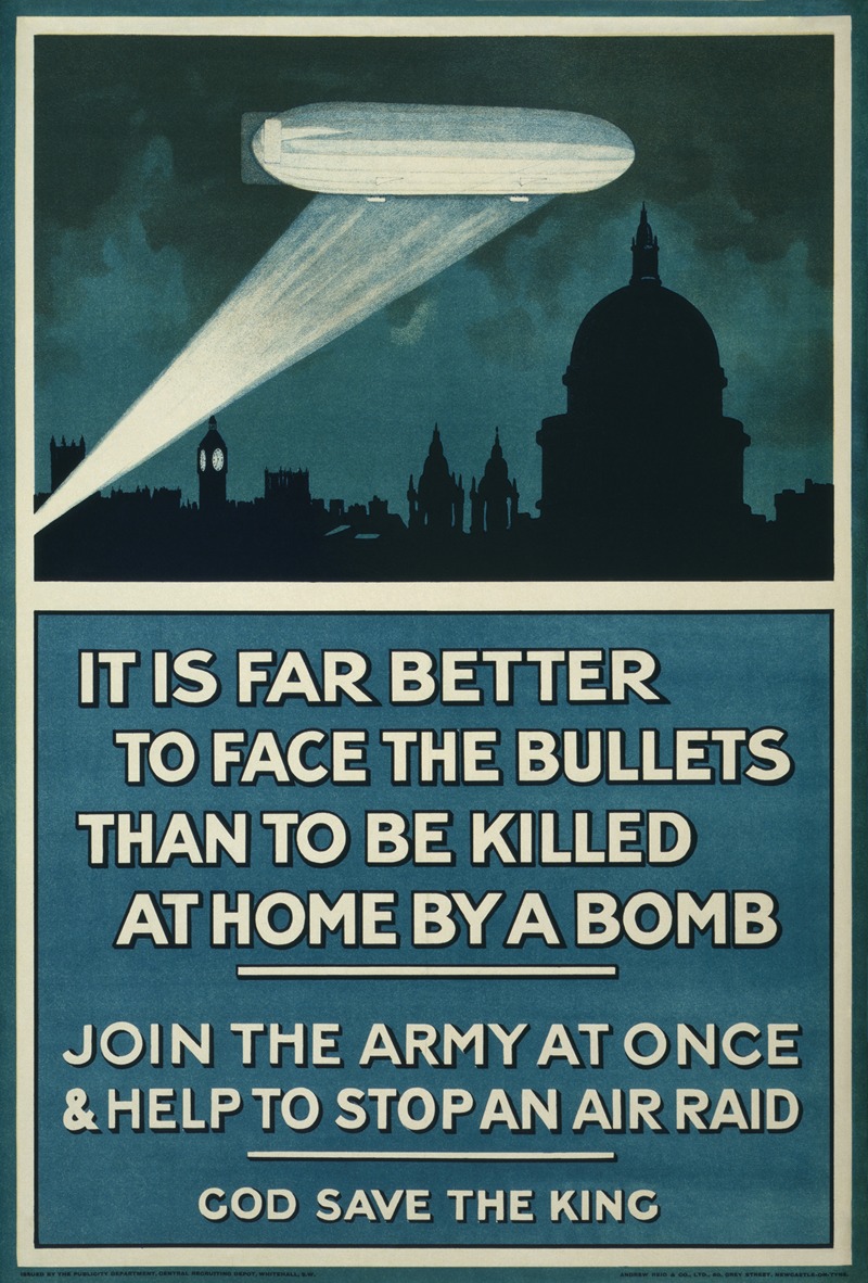 It is far better to face the bullets by Аноним, 1915 — digital art print download