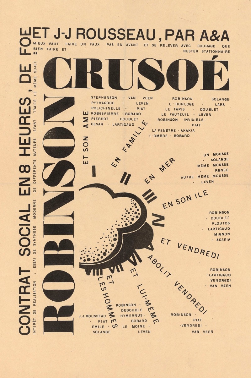 Robinson Crusoé by Аноним, 1925 — digital art print download