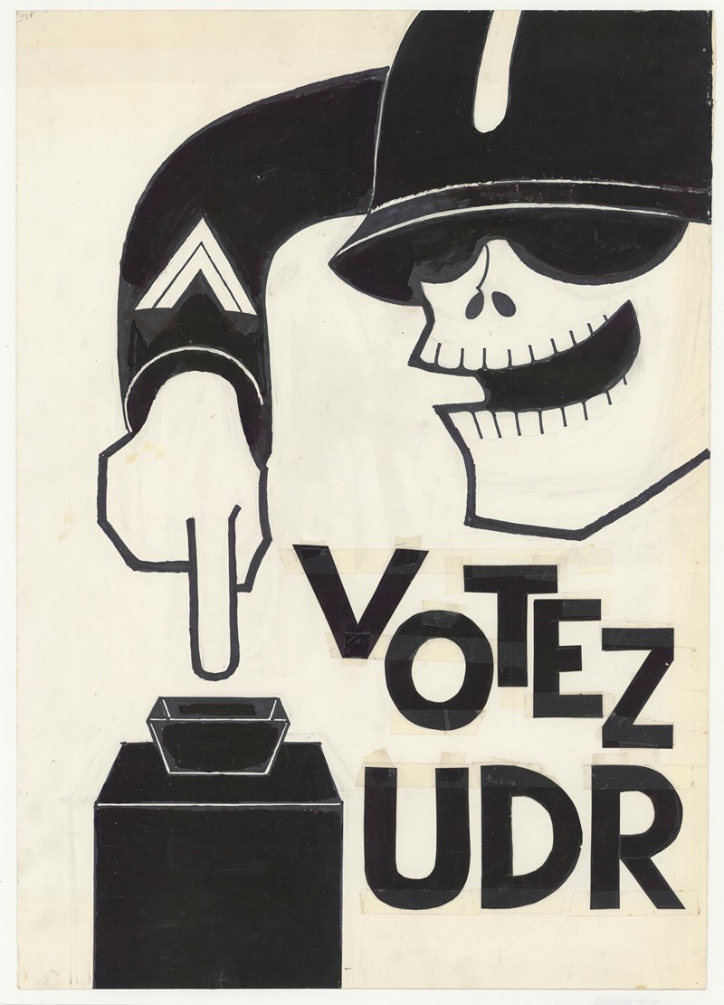 Votez UDR by Anonymous, 1968 — digital art print download