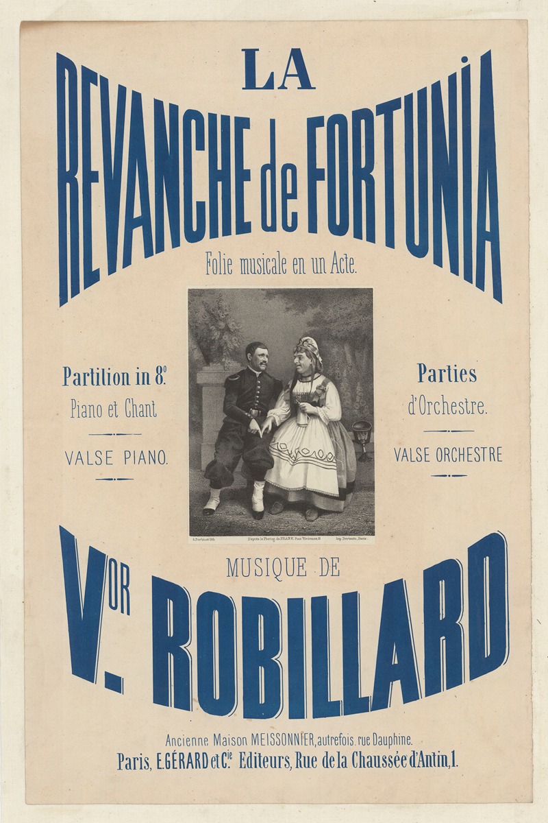 La revanche de Fortunia by Antoine Barbizet, 1865 — digital art print download
