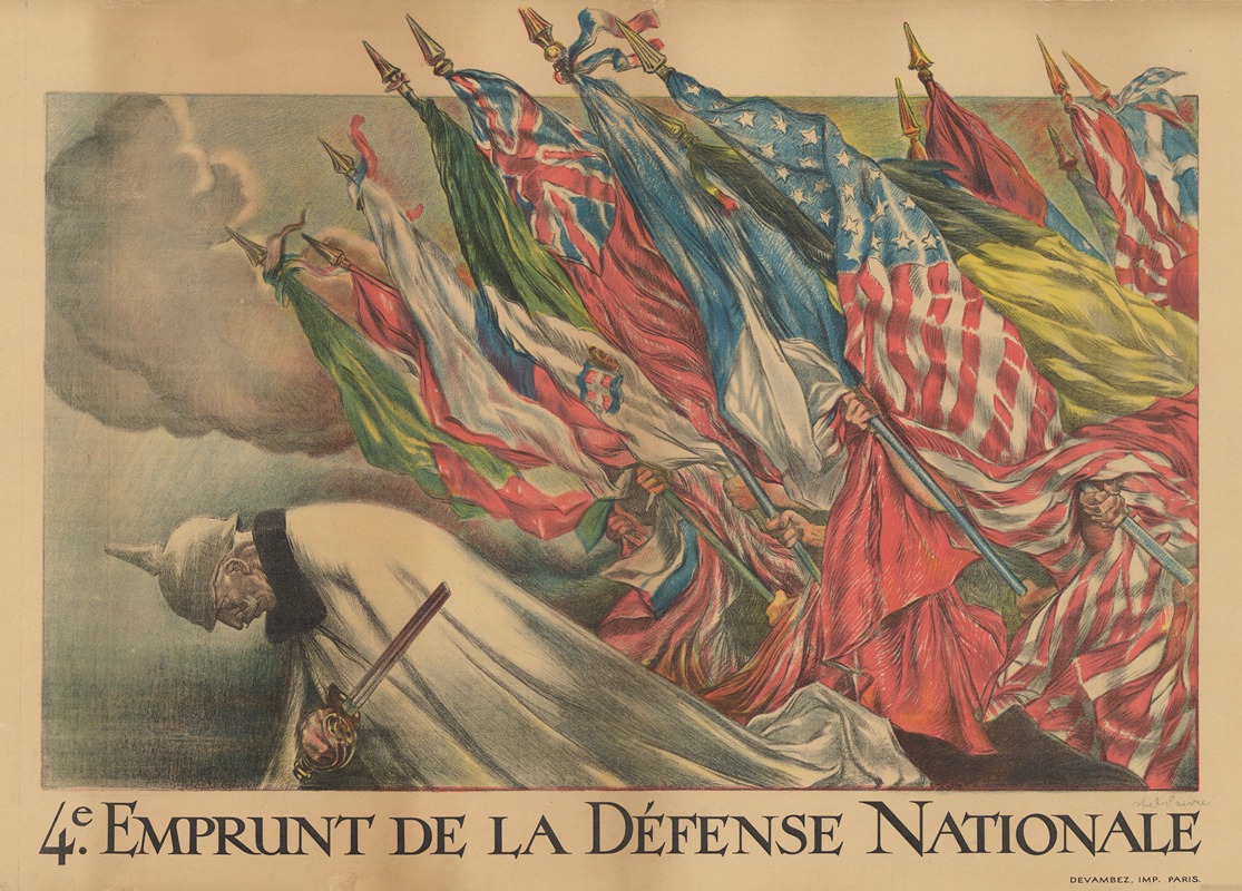 4e Emprunt de la Défense Nationale by Абель Февр, 1918 — digital art print download