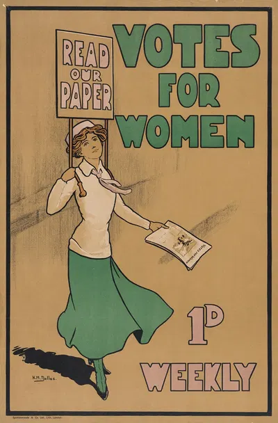Votes for Women by H.M. Dallas — digital art print download