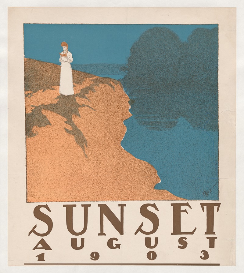 Sunset Magazine; August by Генри Патрик Роли, 1903 — digital art print download