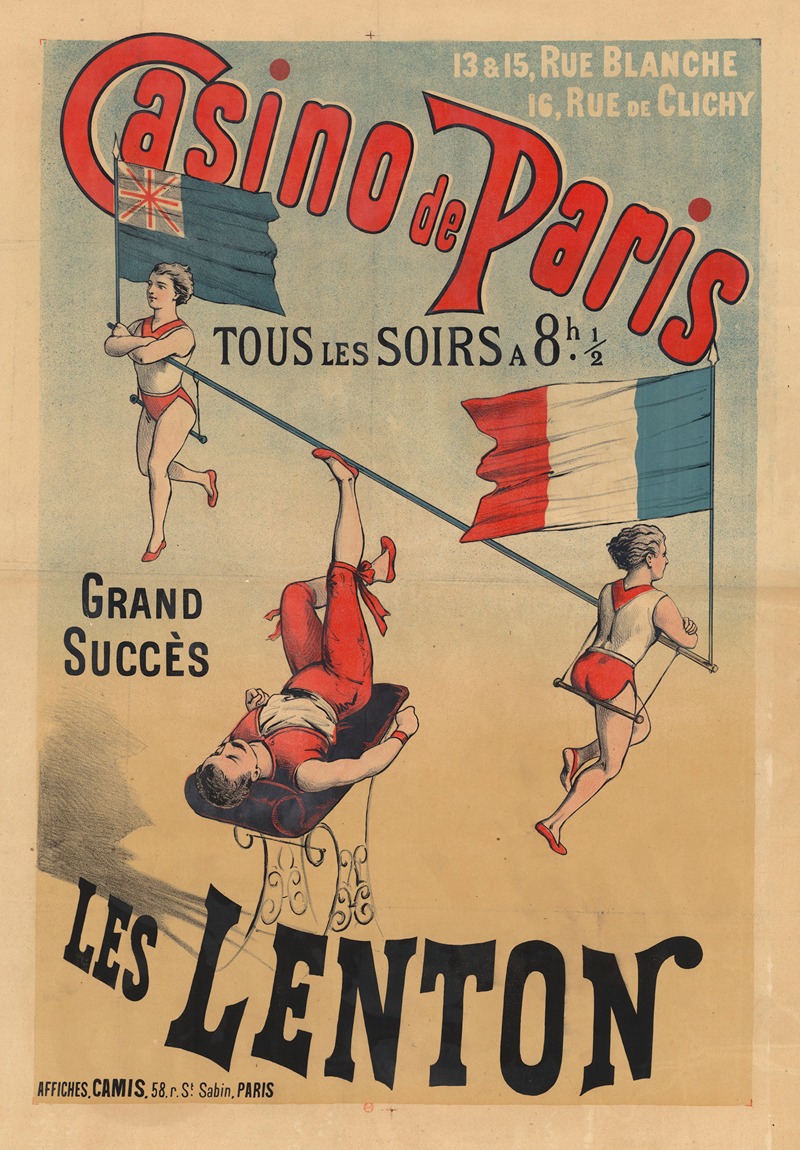 Casino de Paris… Les Lenton — Имп. Камис