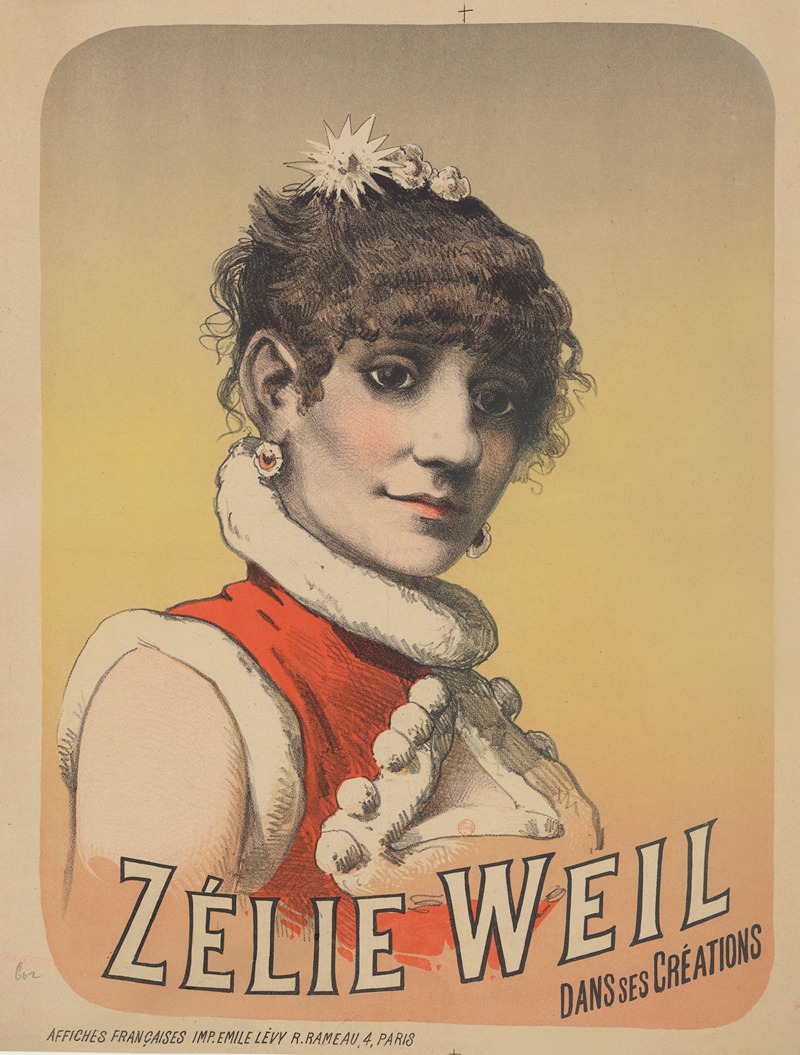 Zélie Weil. Dans ses créations by Имп. Эмиль Леви, 1886 — digital art print download