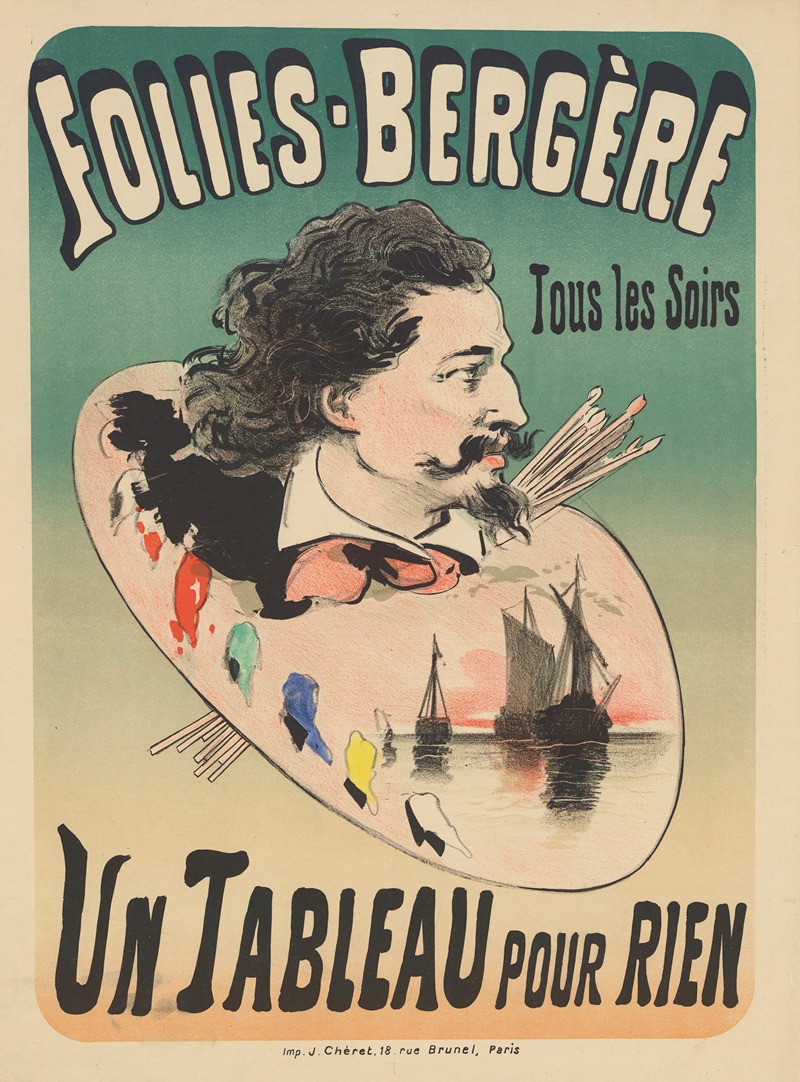Folies-Bergère. Un tableau pour rien — Jules Chéret