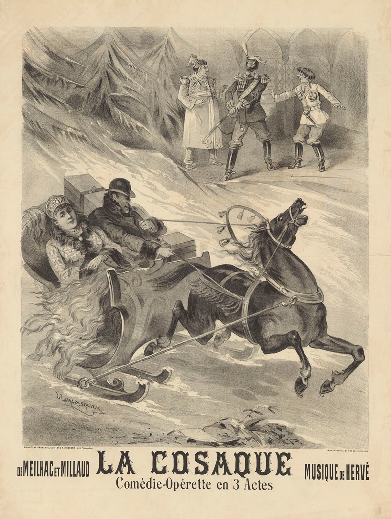 Théâtre des variétés. La Cosaque — Louis Lemaresquier