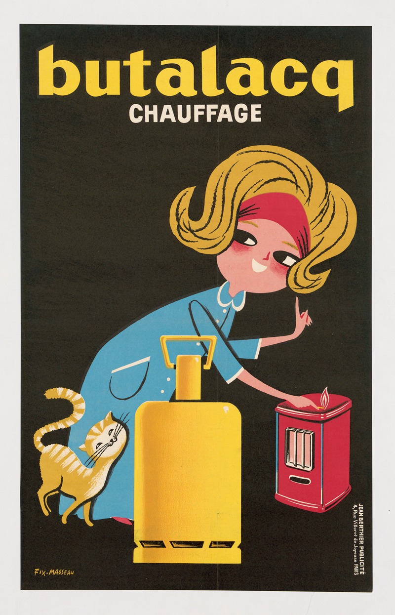 Butalacq – chauffage by Pierre Fix-Masseau — digital art print download