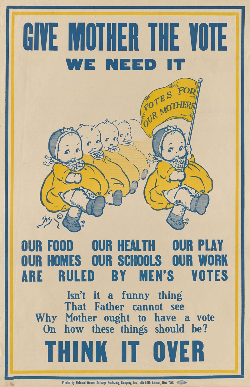 Give Mother the Vote, We Need It — Rose Cecil O'Neill