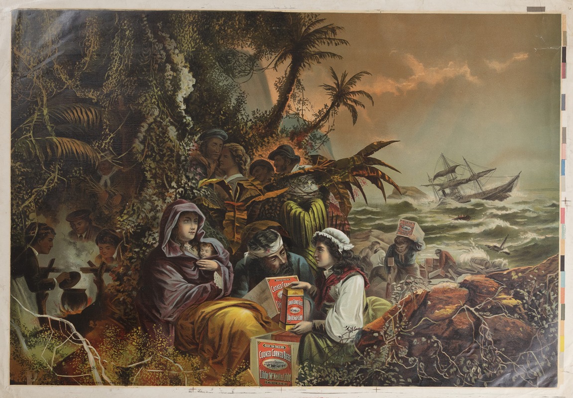 Libby, McNeill and Libby, Chicago Cooked Corned Beef by Шобер и Карквиль — digital art print download