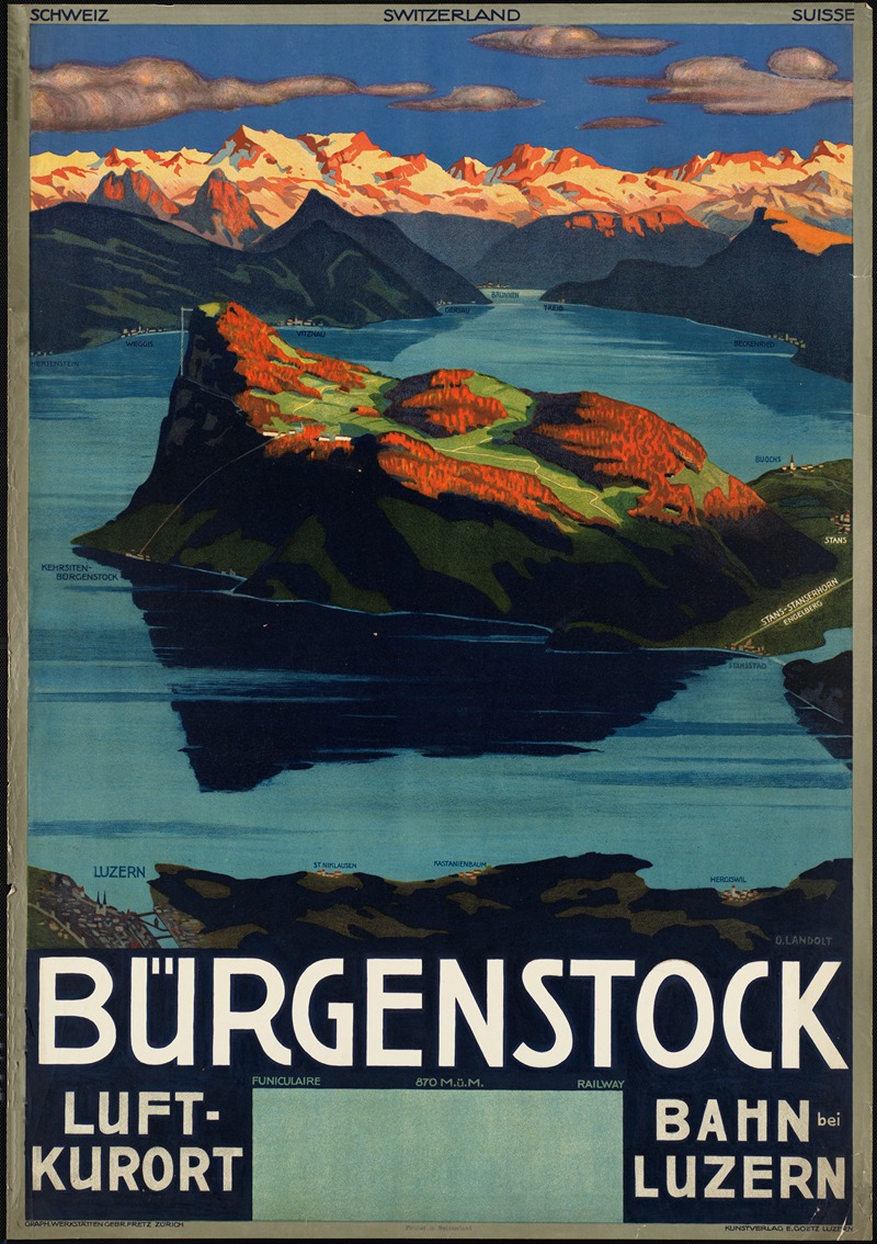Bürgenstock by Аноним — digital art print download