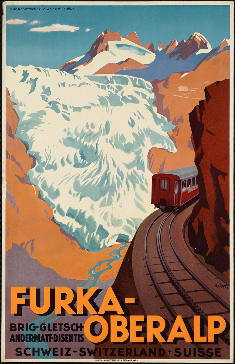 Furka-Oberalp by Аноним — digital art print download