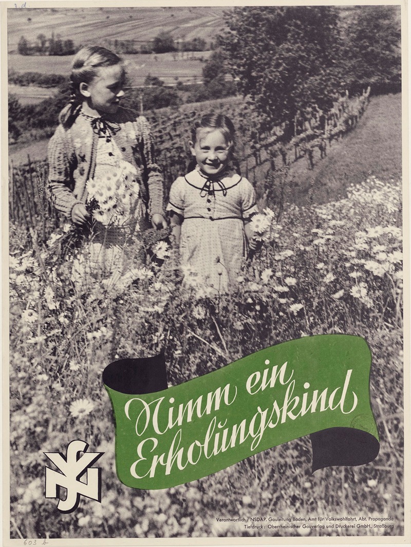Nimm ein Erholungskind by Anonymous — digital art print download