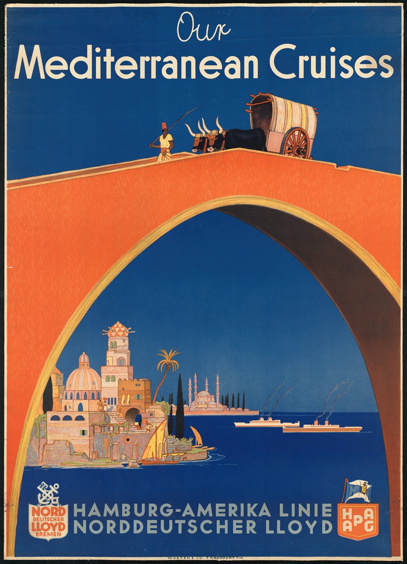 Our Mediterranean cruises by Аноним — digital art print download