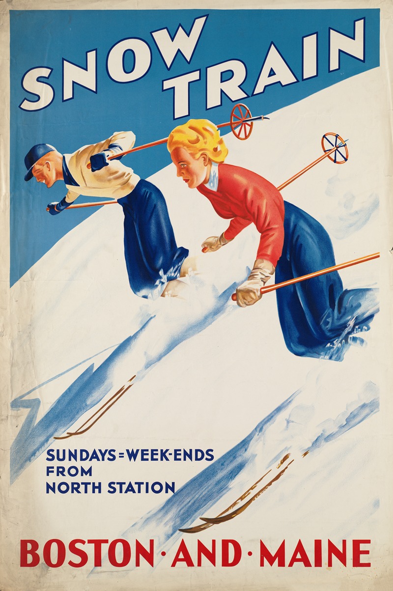 Snow train. Sundays = week-ends from North Station — Anonymous