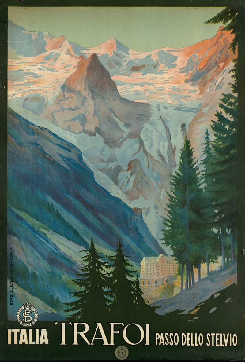 Trafoi. Passo dello Stelvio by Аноним — digital art print download