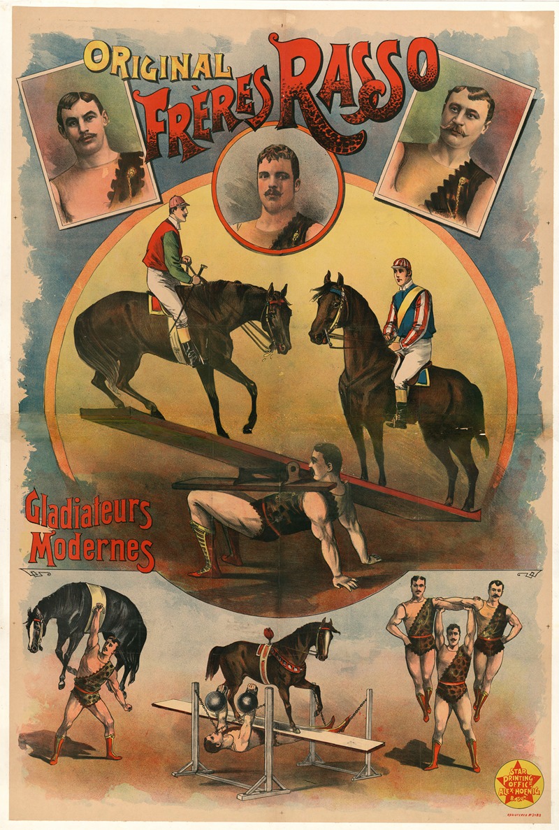 Original frères Rasso, gladiateurs modernes — Ateliers Alex Hoenig