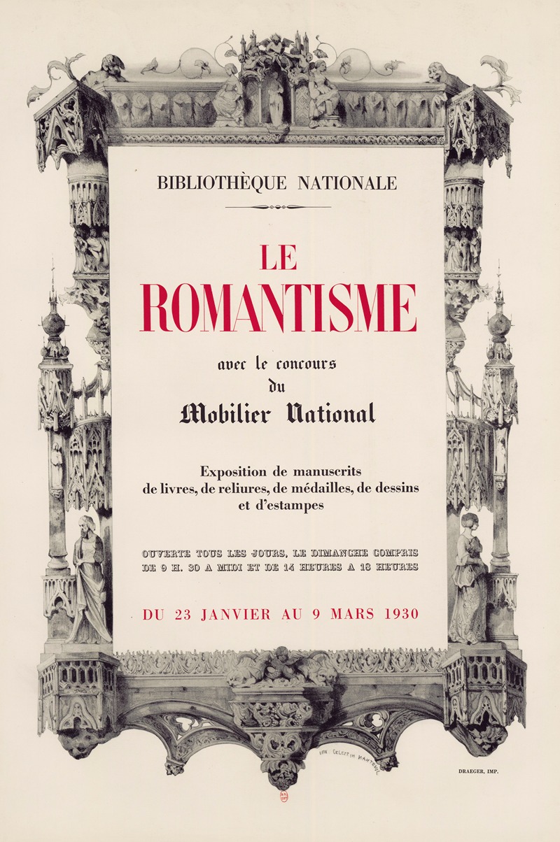 Le Romantisme by Селестен Нантёй, 1930 — digital art print download
