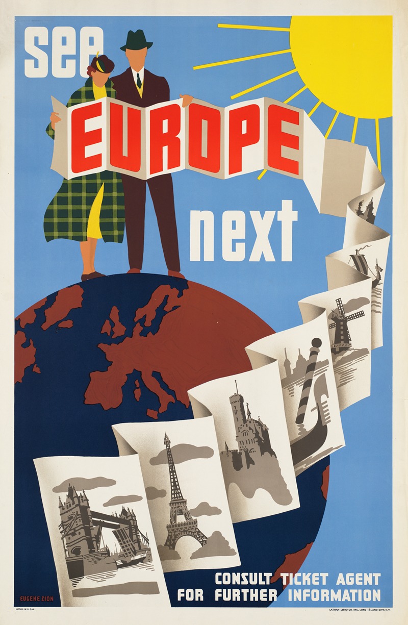 See Europe next by Eugene Zion — digital art print download