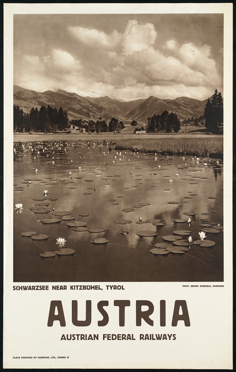 Austria. Schwarzee near Kitzbühel, Tyrol — Georg Schedele