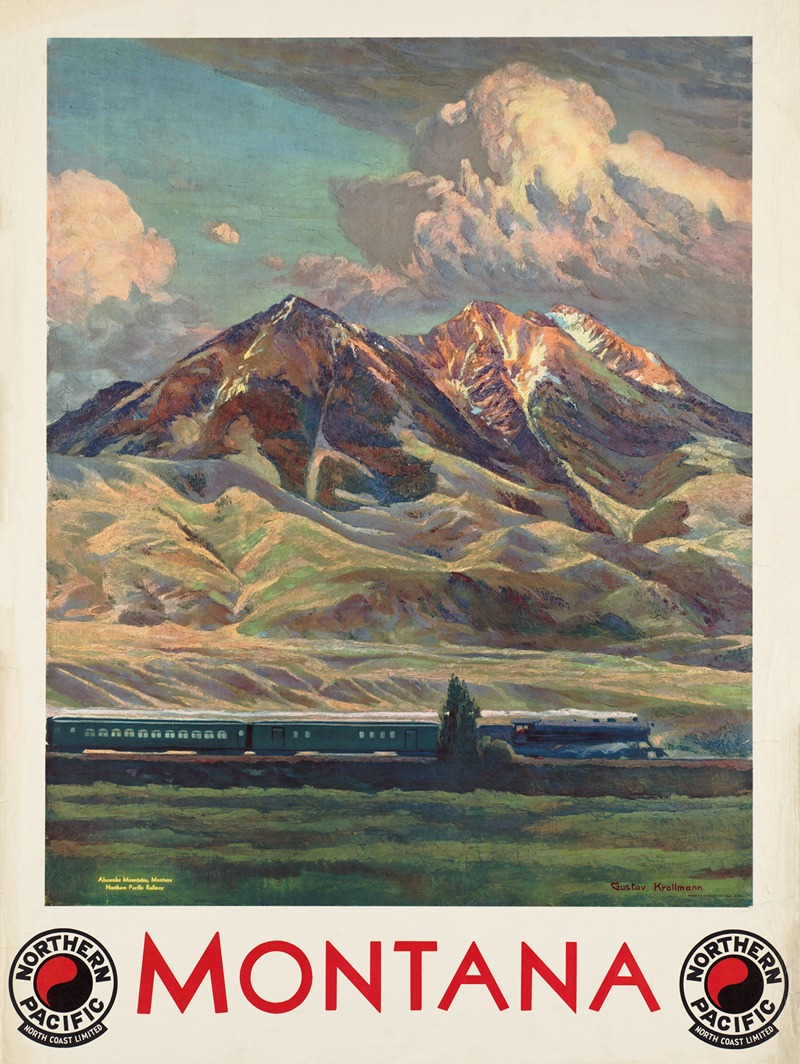 Montana by Gustav Wilhelm Krollmann — digital art print download