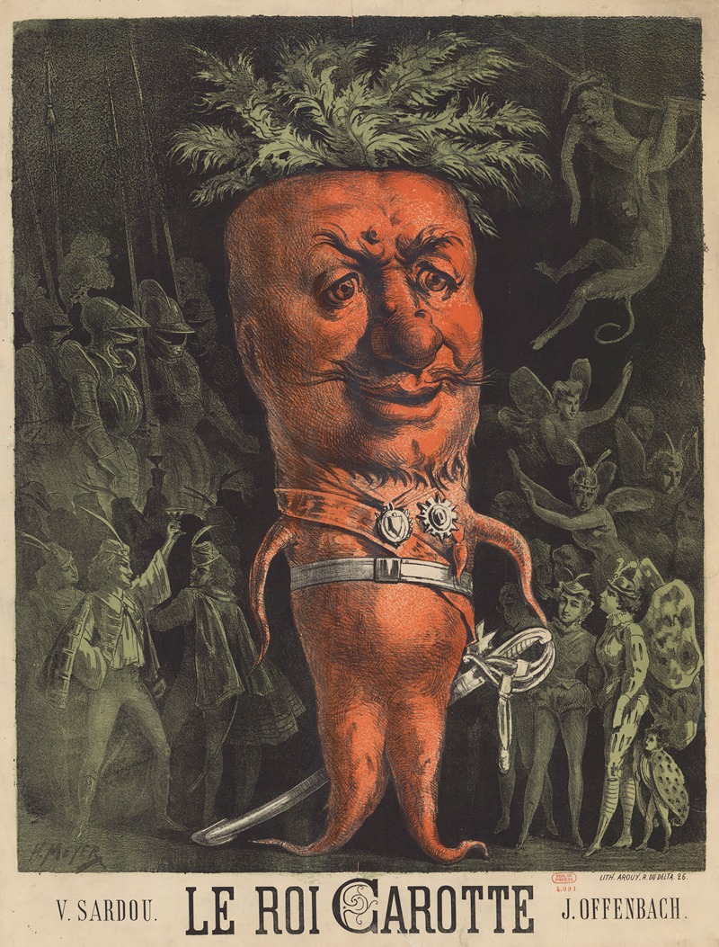 Le Roi carotte by Анри Мейер, 1872 — digital art print download