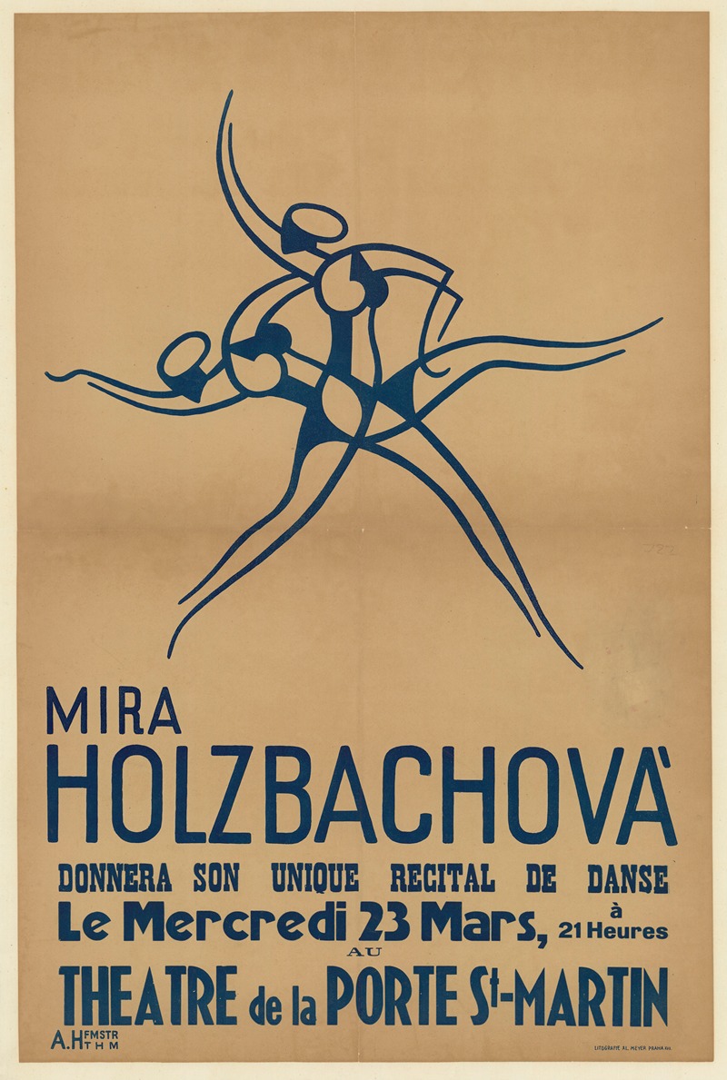 Mira Holzbachova by Imp. A. L. Meyer, 1938 — digital art print download