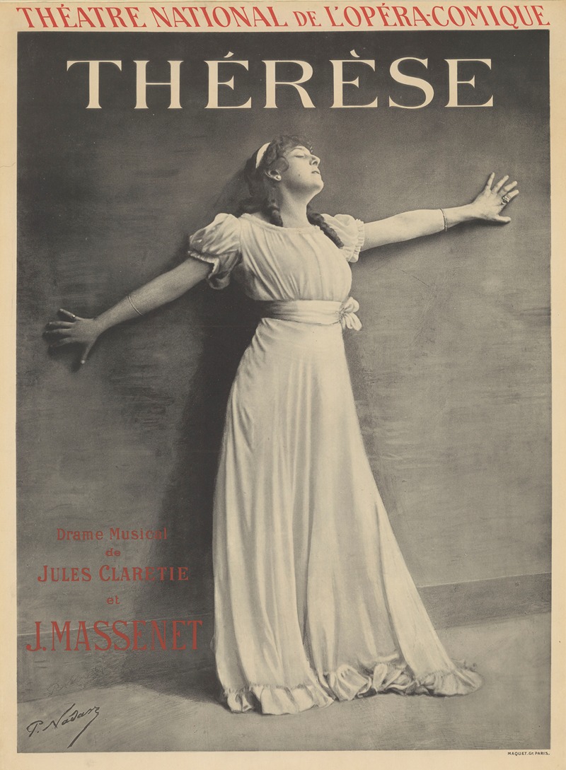 Théâtre National de l'Opéra -Comique. Thérèse — Imp. Maquet