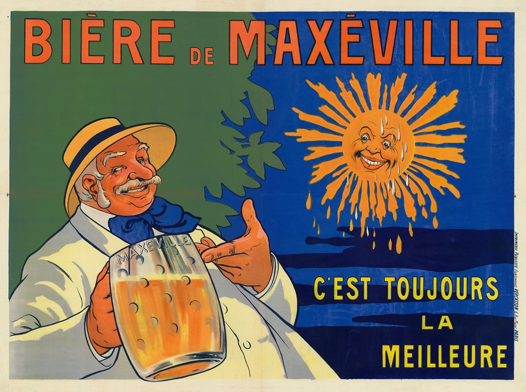 Bière de Maxéville. C'est toujours la meilleure — Imp. P. Vercasson & Cie
