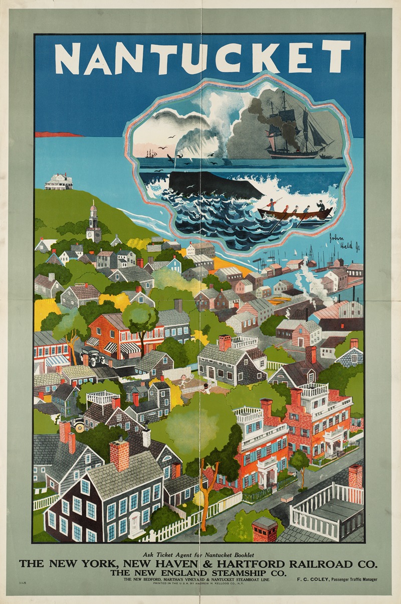 Nantucket by Джон Хелд-младший — digital art print download