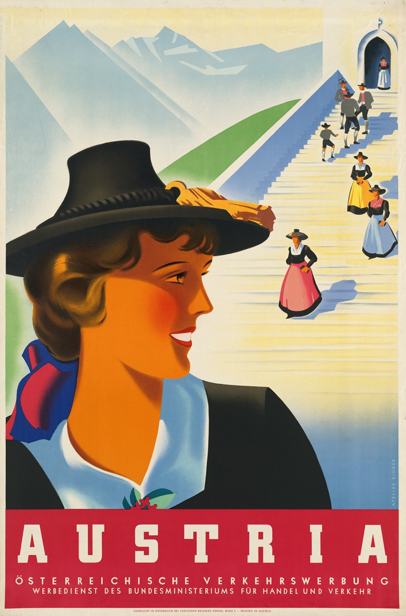 Austria by Joseph Binder — digital art print download