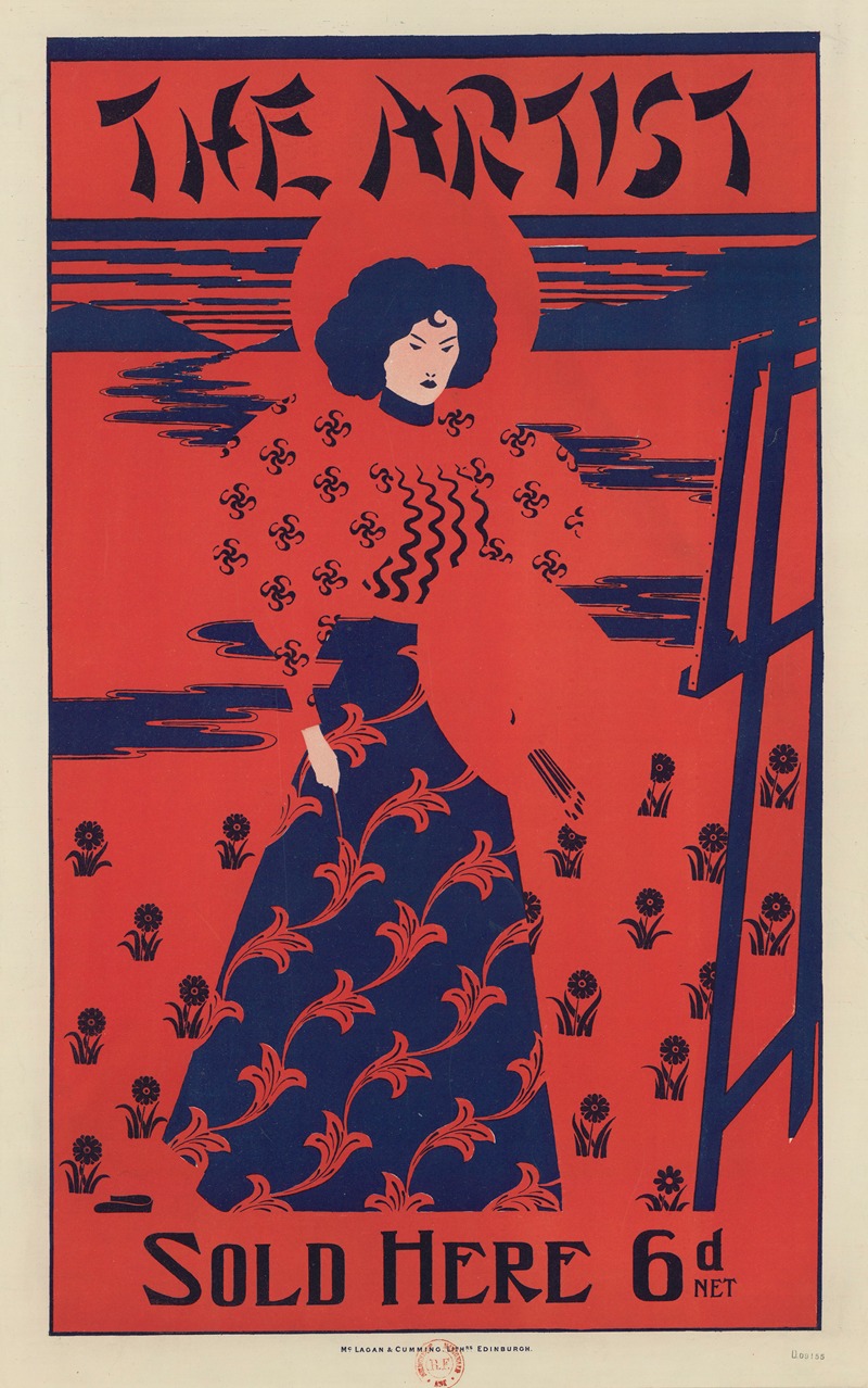 The Artist sold here by Mc Lagan & Cumming, 1900 — digital art print download