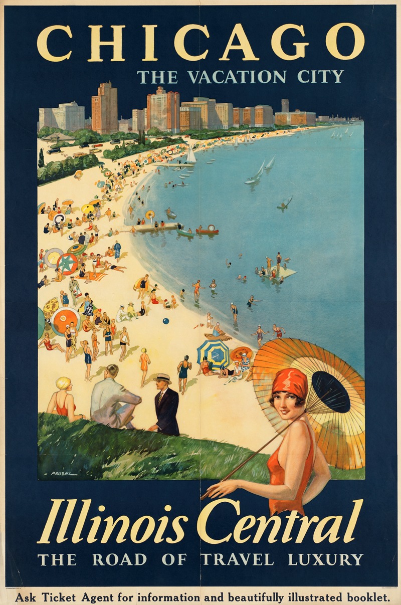 Chicago. The vacation city by Paul Proehl — digital art print download