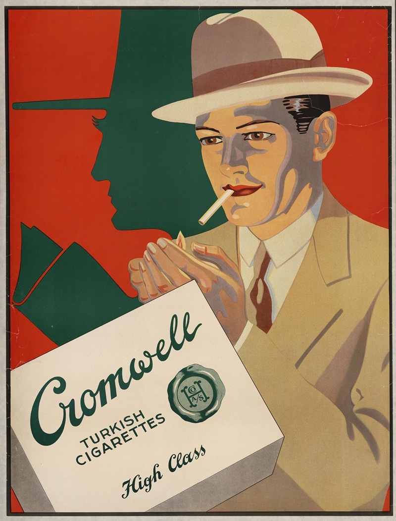 Cromwell Turkish cigarettes, high class by Alf Ellingsen — digital art print download